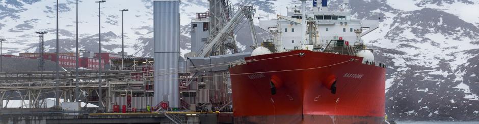 EXMAR LPG Midsize vessel at Hammerfest Norway